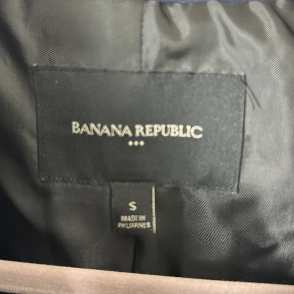 Banana republic red, white, & blue striped bomber jacket Small - Picture 3 of 9